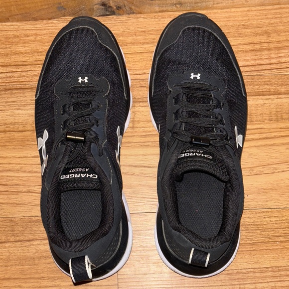 Under Armour Women’s Black and White Athletic Shoes - Picture 6 of 8